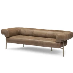Ghidini 1961 Sofas<Katana 3-Seat Leather Sofa By Paolo Rizzato
