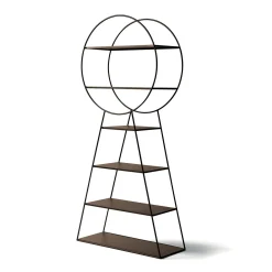 Montina Bookcases<Key Brown Metal Bookcase