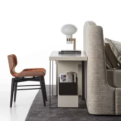 Galimberti Nino Desk & Writing Tables<Kobe matte cream lacquered finish 1-Drawer Desk