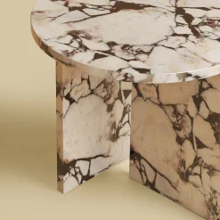 Lebanto Side Tables<Kyushu Side Table in Calacatta Violet Marble
