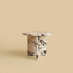 Lebanto Side Tables<Kyushu Side Table in Calacatta Violet Marble