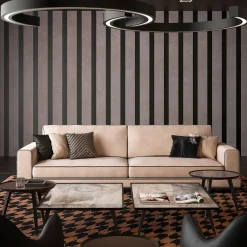 CPRN Homood Coffee Tables<Large Marble and Velvet Coffee Table