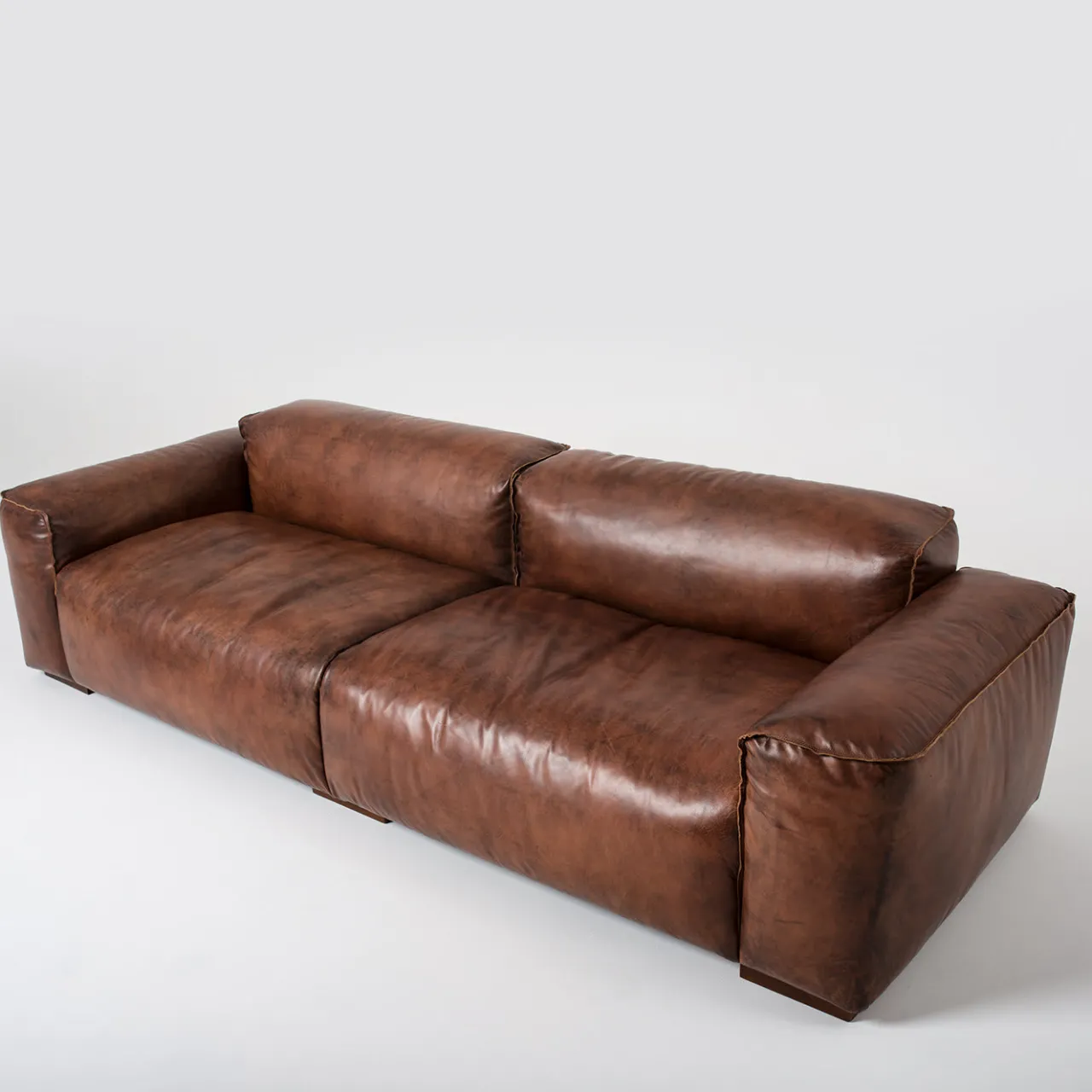Mantellassi 1926 Sofas<Lazy brown leather sofa