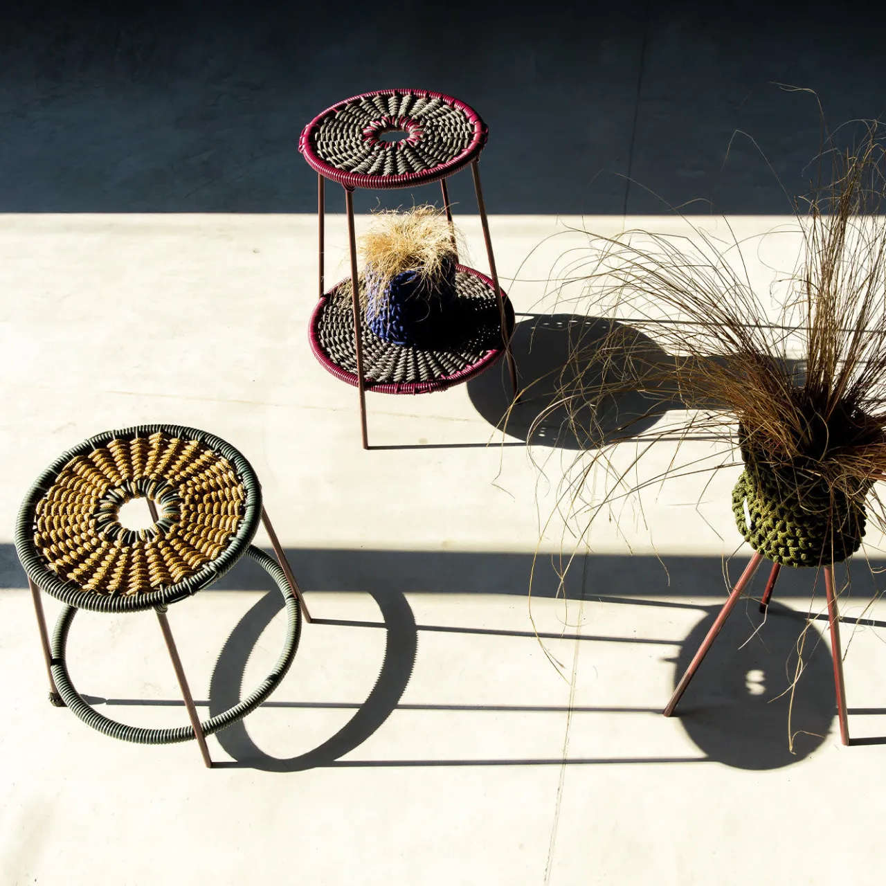 Impagliando Stools<Le Rossette Small Honey Stool