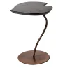 VGnewtrend Side Tables<Leaf Wood and Metal Side Table