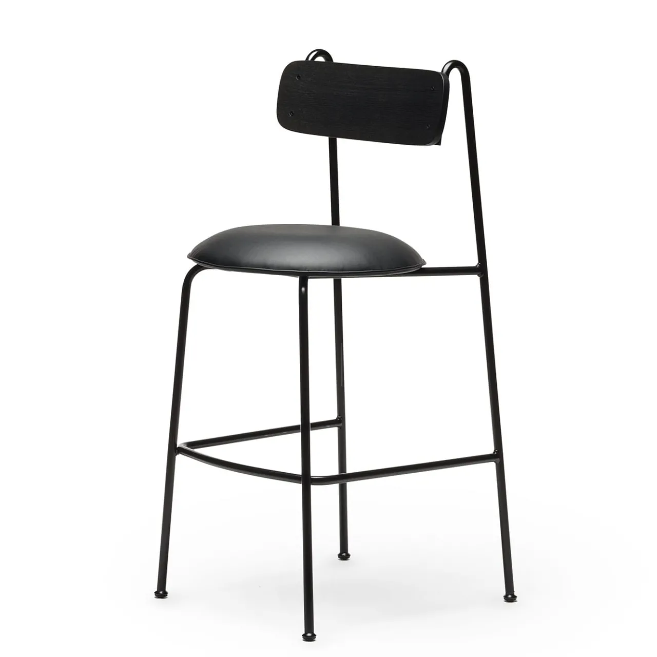 Chairs & More Bar Stools<Lena Sg-75 Black Bar Stool By Designerd