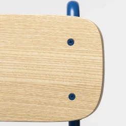 Chairs & More Bar Stools<Lena Sg-75 Blue And Natural Ash Bar Stool By Designerd