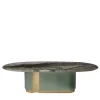 Visionnaire Dining Tables<Leonardo Green Marble Top Dining Table