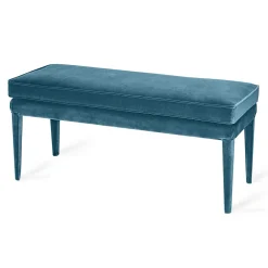 Biosofa Benches<LIBELLULA ECO Cloudy Blue Velvet Bench
