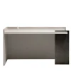 Giobagnara Desk & Writing Tables<Light Gray and Bronze Geometric Desk