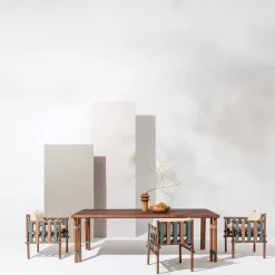 Il Giardino di Legno Outdoor Chairs & Stools<Lignes Wood Outdoor dining chair