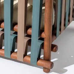 Il Giardino di Legno Outdoor Armchairs<Lignes wood outdoor Lounge chair