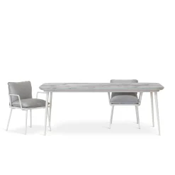 Sicis Outdoor Chairs & Stools<Lipari Outdoor Ivory Chair with Armrests