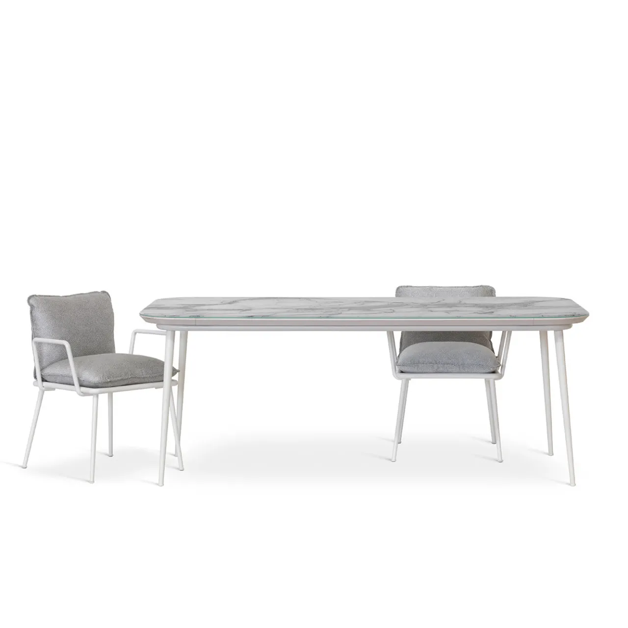 Sicis Outdoor Chairs & Stools<Lipari Outdoor Ivory Chair with Armrests