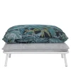 Sicis Other Outdoor Furniture<Lipari Outdoor Pouf Labuan Ocean and Lubuck Ivory Pouf