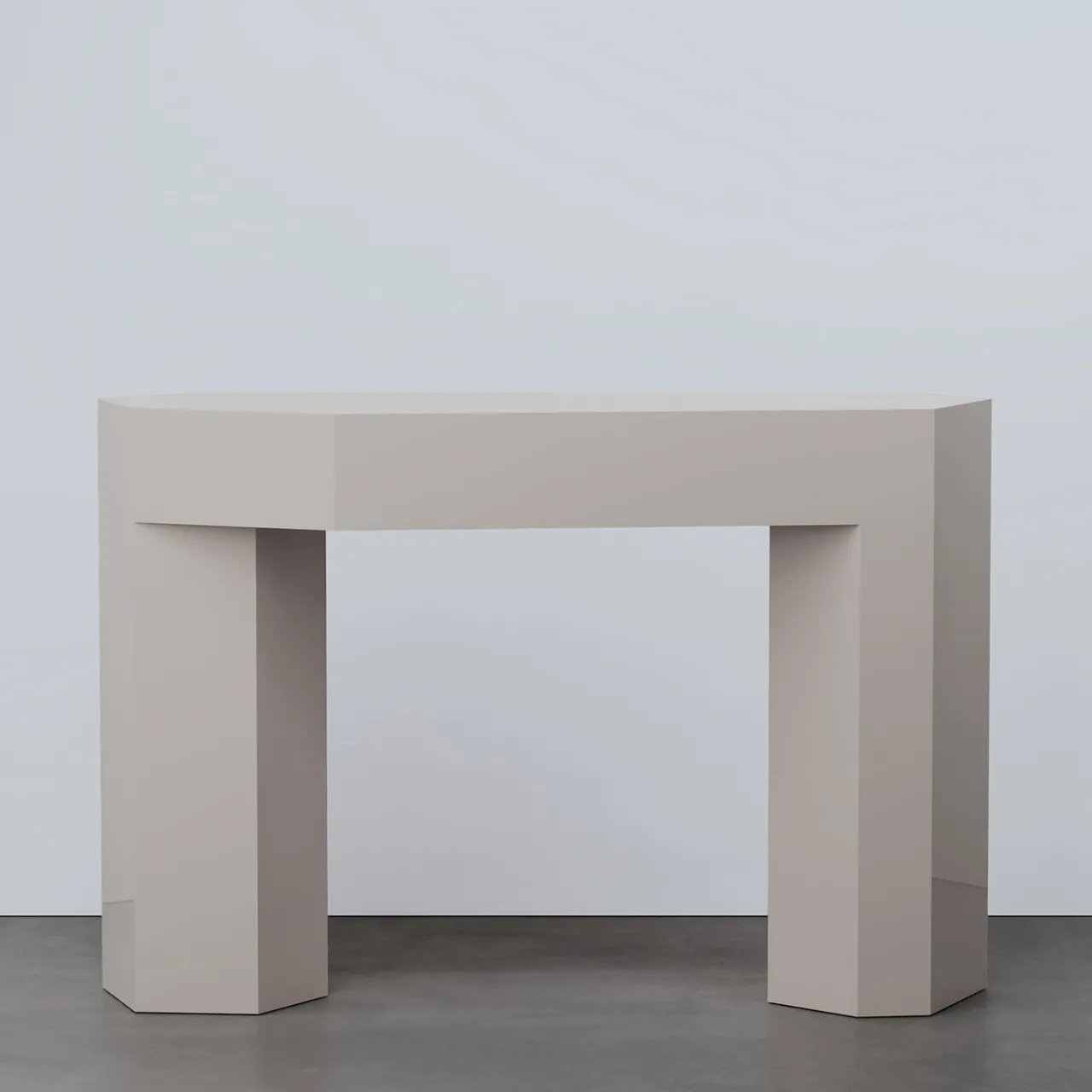 Secolo Consoles<Lock Glossy Tortora Wood Console