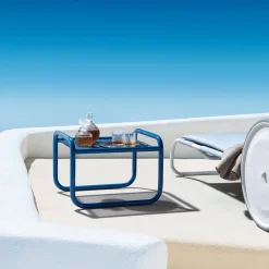 Exteta Outdoor Chairs & Stools<Locus Solus Blue Pouf by Gae Aulenti