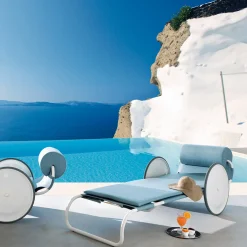 Exteta Outdoor Chaises & Daybeds<Locus Solus White Sun Lounger by Gae Aulenti
