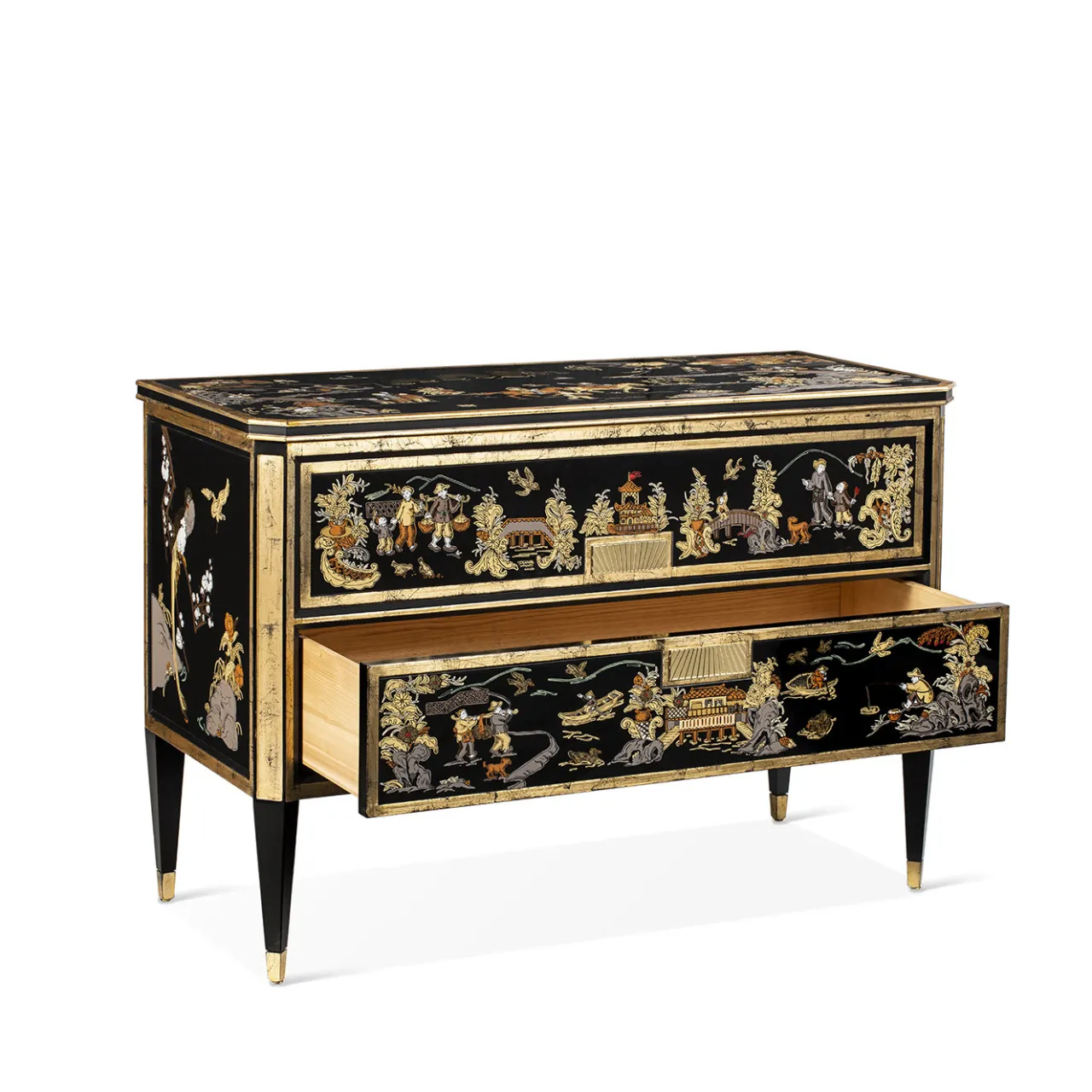 Salda Dressers<Louis XVI dresser with Hand-Painted Decorations 8708