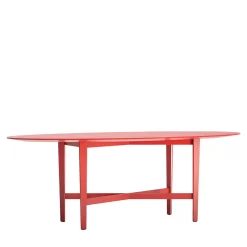 BBB Italia Dining Tables<Luigi Filippo Red Oval Table by Marta Laudani & Marco Romanelli
