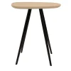 TrabA' Side Tables<Lulo Natural Ash & Black Metal Side Table