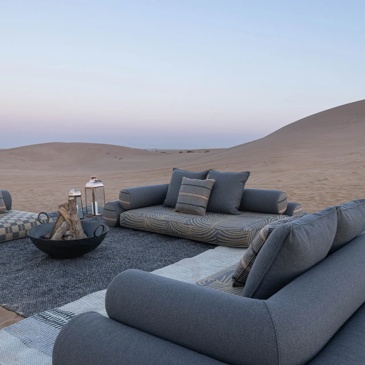 Jwana Hamdan Outdoor Sofas & Benches<Majlis Right-Sided Floor Seating System