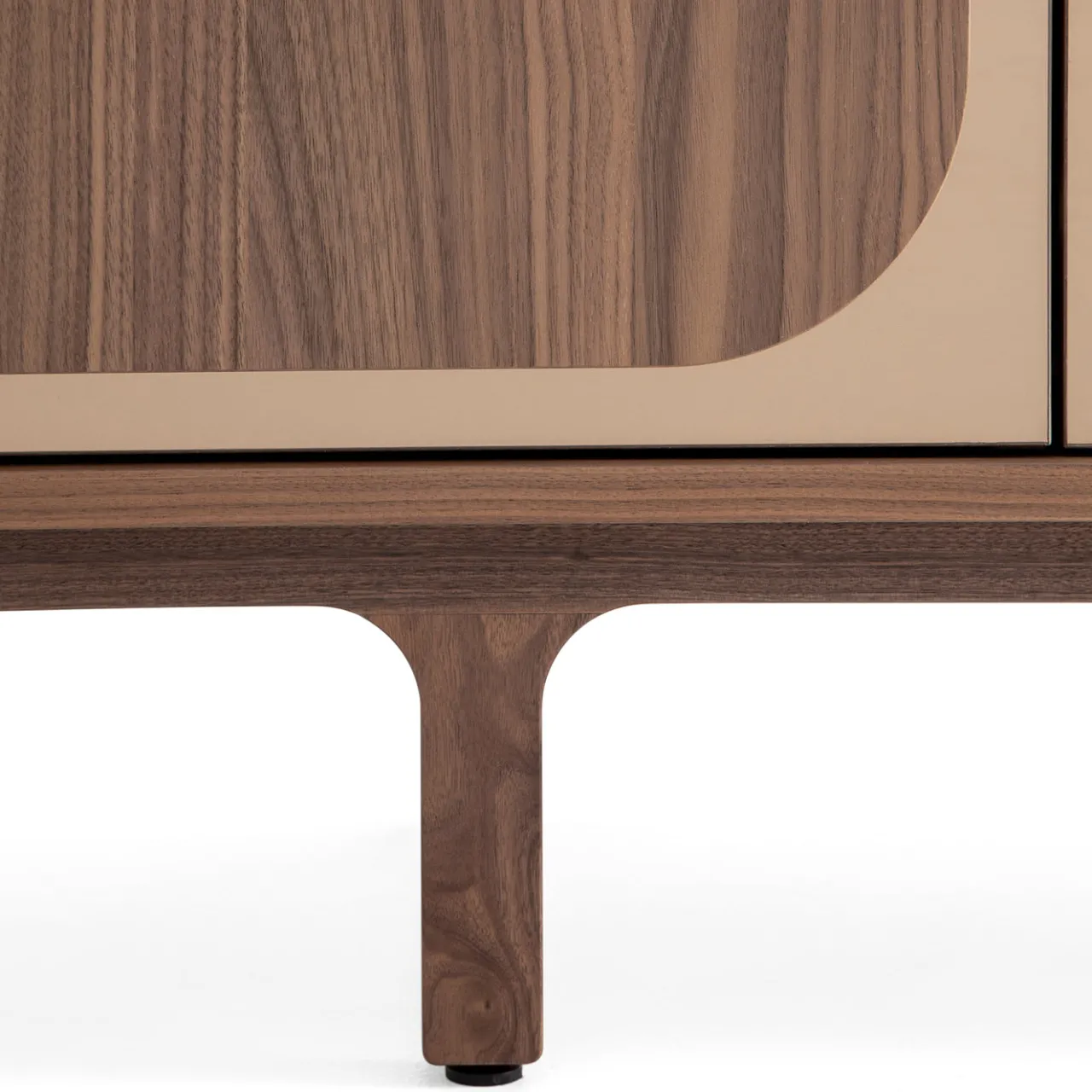 Morica Design Sideboards Buffets<Margarette 4-Door Sideboard in Canaletto Walnut Wood