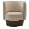 Casa Covre Armchairs<Margot Beige Leather Armchair