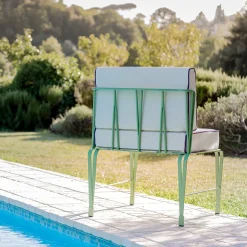 Officina Ciani Outdoor Chairs & Stools<Marina Black Chair by Ciarmoli Queda Studio