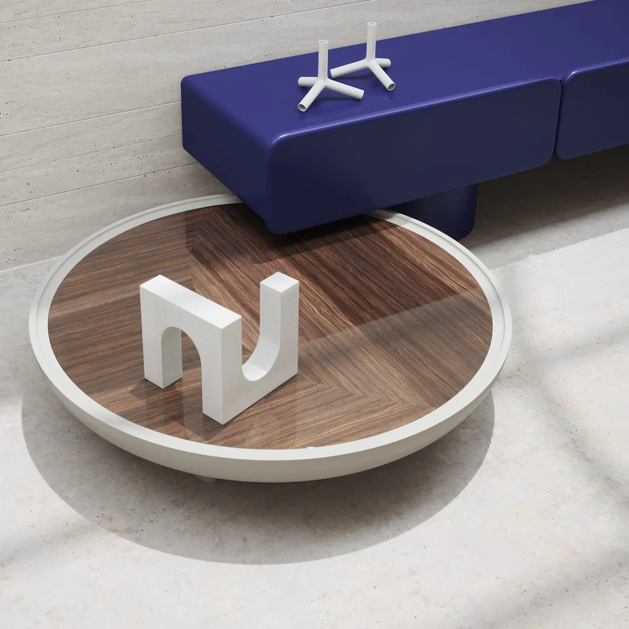 Ultramobili Sideboards Buffets<Marte Blue Notte Low Sideboard