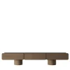 Ultramobili Sideboards Buffets<Marte Bronze Metal Effect Low Sideboard
