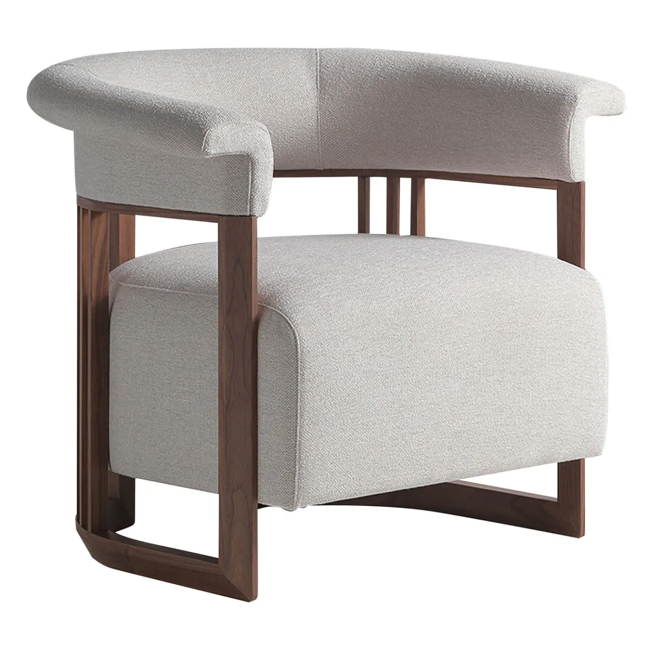 Annibale Colombo Armchairs<Matilde Walnut Armchair