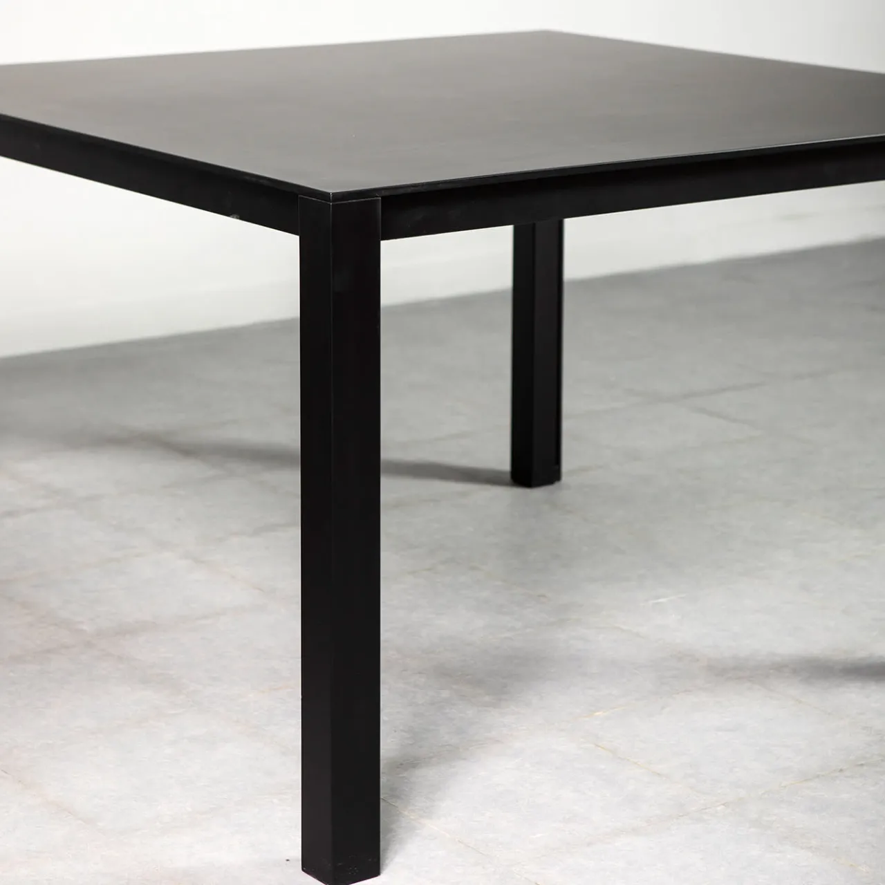 Paolo Pallucco Dining Tables<Matte Black Lacquered Wood Dining Table