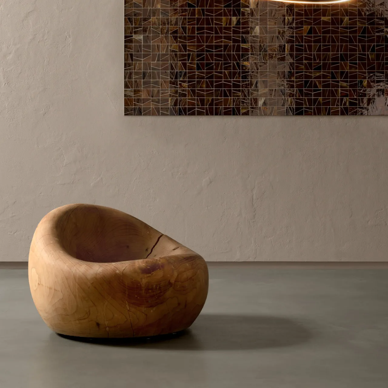 Riva 1920 Lounge Chairs<Maui Cedar Wood Lounge Chair by Terry Dwan