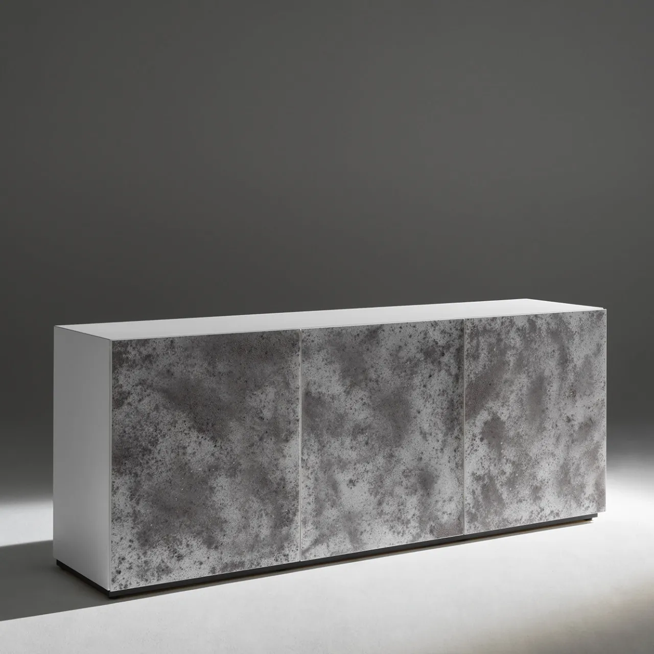 Albedo Sideboards Buffets<MAYA 210/80 Aluminum Finish Sideboard