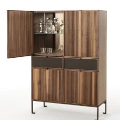 Durame Cabinets<Melody L Canaletto Walnut Wood Storage Cabinet