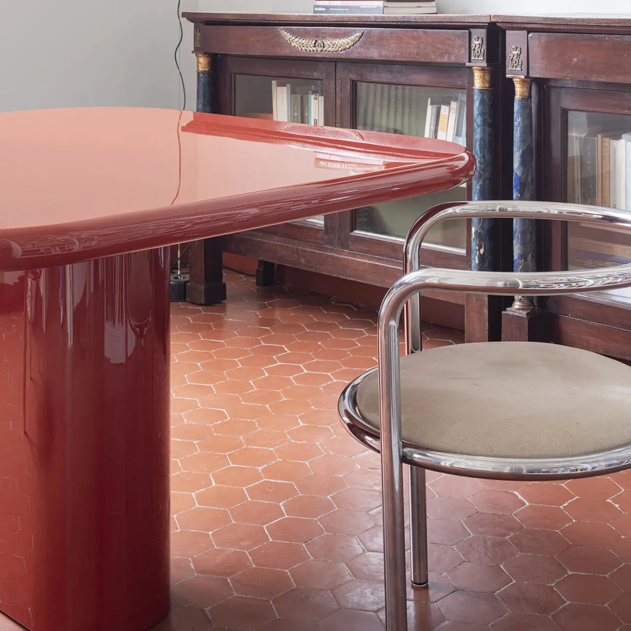 Punto Zero Dining Tables<Merenda Red Dining Table