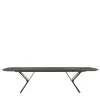 Morica Design Dining Tables<Metaverso Lazy Susan Rectangular Dining Table with a curved plywood base