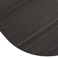 Morica Design Dining Tables<Metaverso Lazy Susan Rectangular Dining Table with a curved plywood base