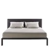 Enrico Pellizzoni Beds<Milano Brown Leather Bed