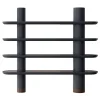 Ultramobili Bookcases<Mina 220 4-Shelf Graphite Gray Bookcase