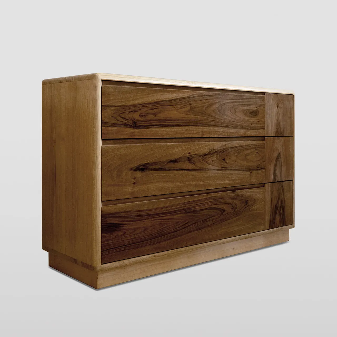 Ebanisteria Roberto Gambella Dressers<Minimalist Walnut & Chestnut Dresser