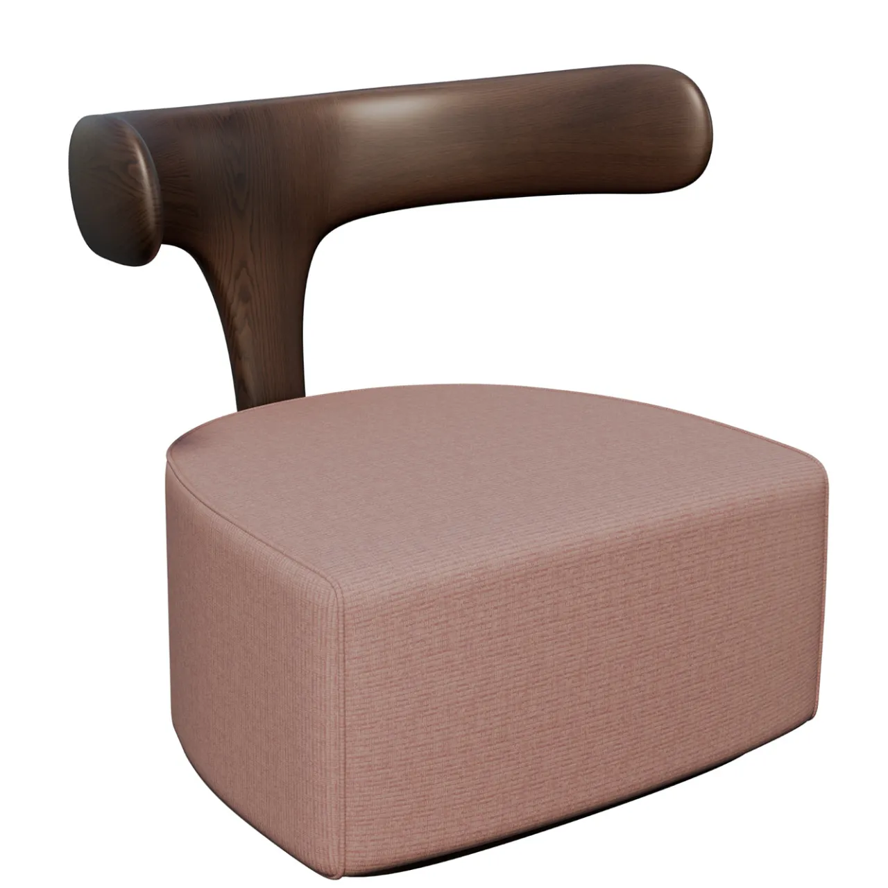 Morelato Lounge Chairs<Moby Dick Ash Wood Upholstered Lounge Chair #3