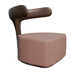 Morelato Lounge Chairs<Moby Dick Ash Wood Upholstered Lounge Chair #3