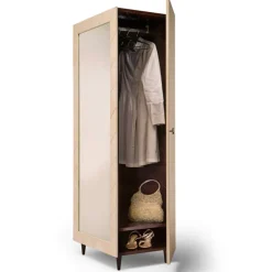 Extroverso Cabinets<Momiji Small Wardrobe with Mirror by Sakura Adachi