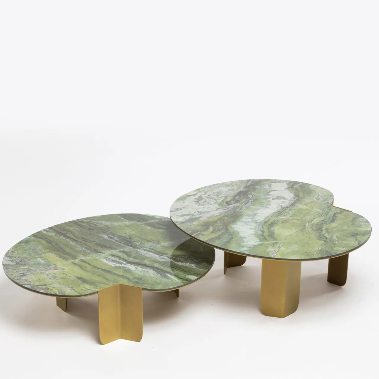 Pollini Home Coffee Tables<Monet High Green & Golden Coffee Table