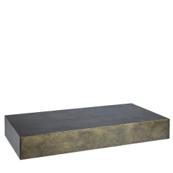 Disain 1971 Coffee Tables<Monolite Medium Rectangular Coffee Table In Bronze Spatulated Resin