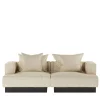 Giopagani Sofas<Moonage Daydream White Dedar Grand Natte' Fabric Modular Sofa