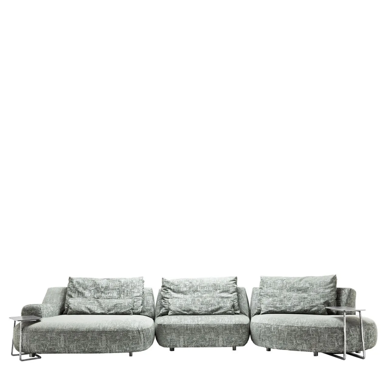 Exteta Outdoor Sofas & Benches<Moonlight Sofa Composition + Moonlight Coffee Table