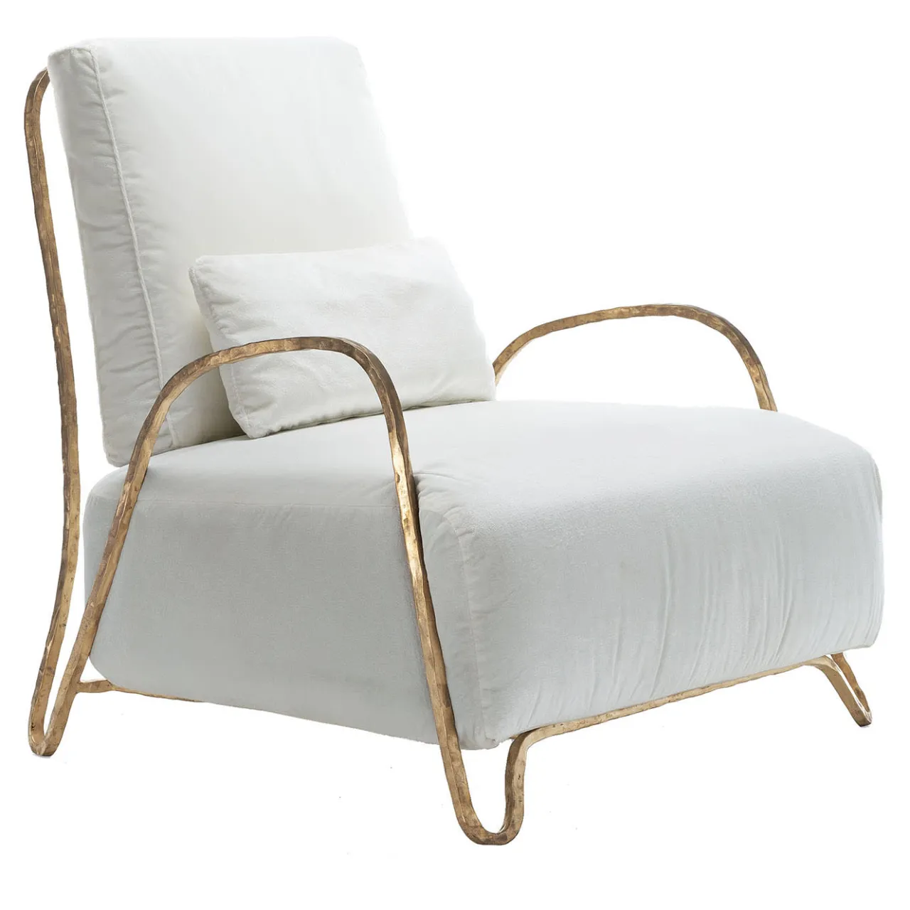 Exteta Outdoor Armchairs<Moonlight White and Gold High Armchair